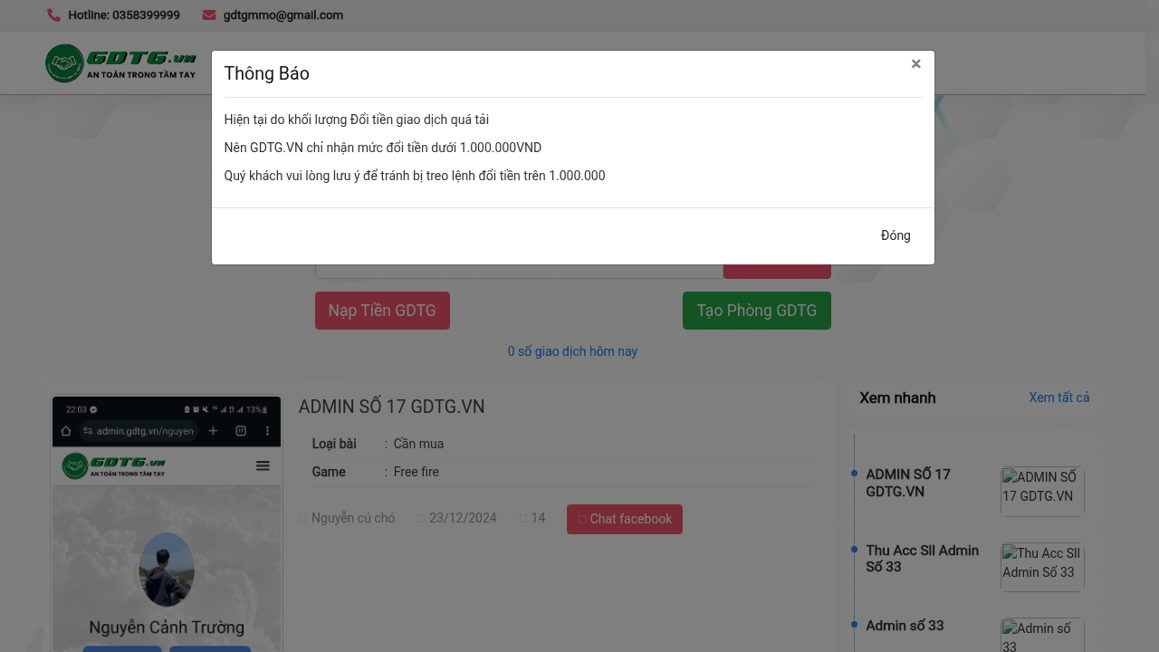 Code CheckScam GDTG.VN